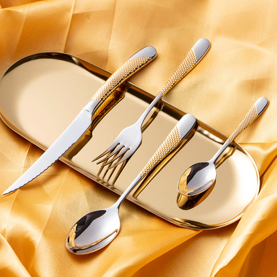 Ferran Textured Stainless Steel Cutlery Set