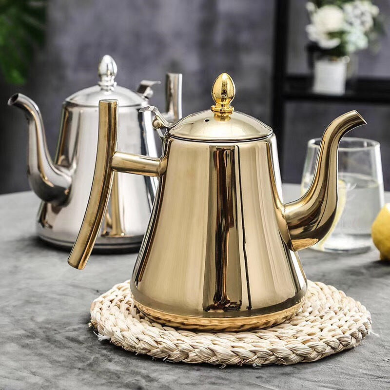Stainless Steel Tea Kettle with Removable Infuser 1.0L 1.5L 2.0L