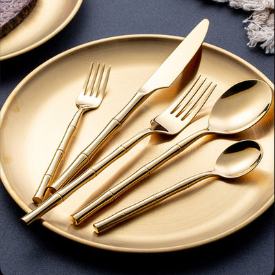 Aldomara Gold & Silver Stainless Steel Cutlery Set