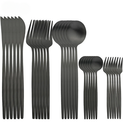 EleganceSteel 30-Piece Cutlery Set Premium Stainless Steel Flatware