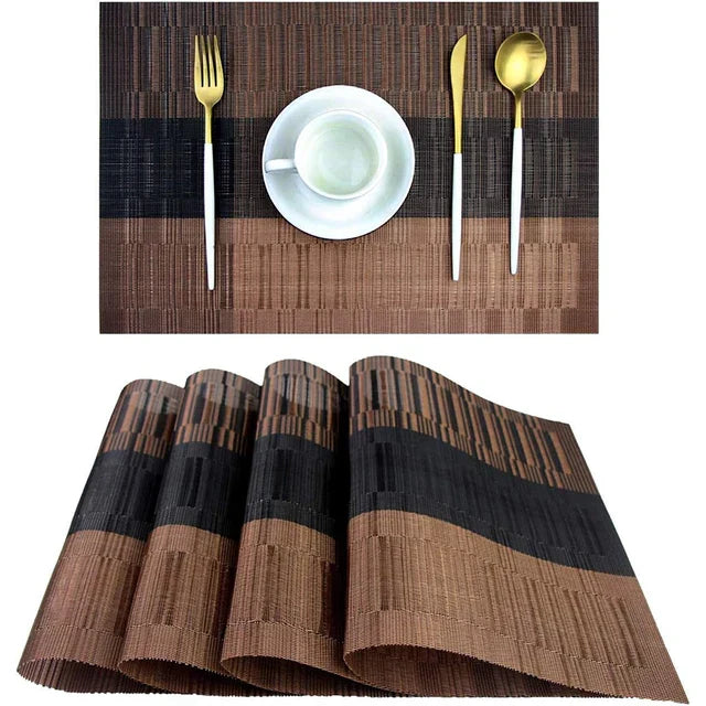 TableWove – Luxury Heat-Resistant Washable Placemats