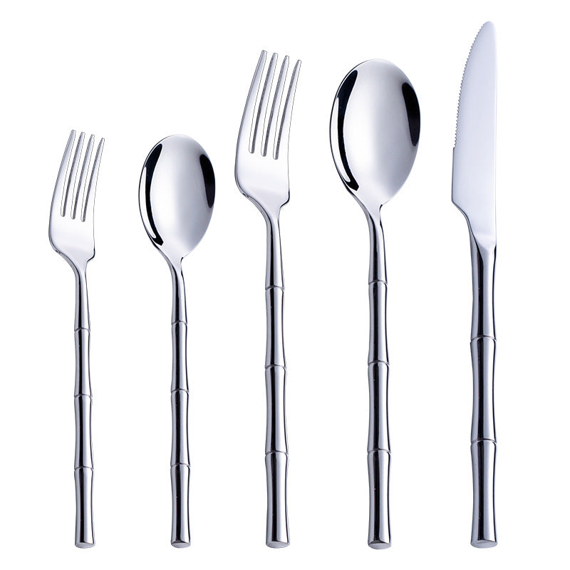 Aldomara Gold & Silver Stainless Steel Cutlery Set