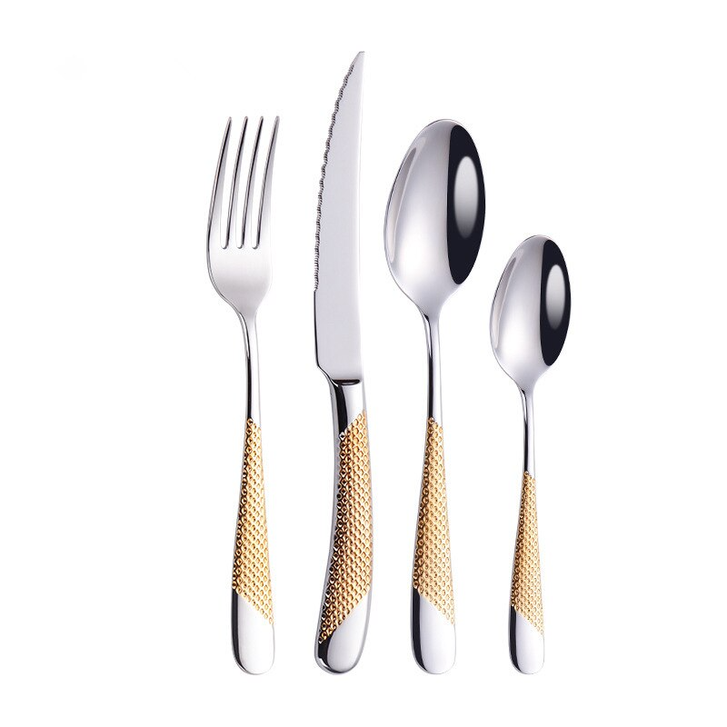 Ferran Textured Stainless Steel Cutlery Set