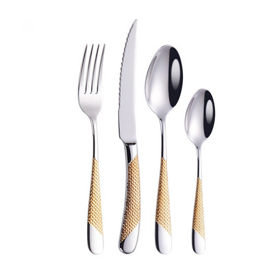 Ferran Textured Stainless Steel Cutlery Set