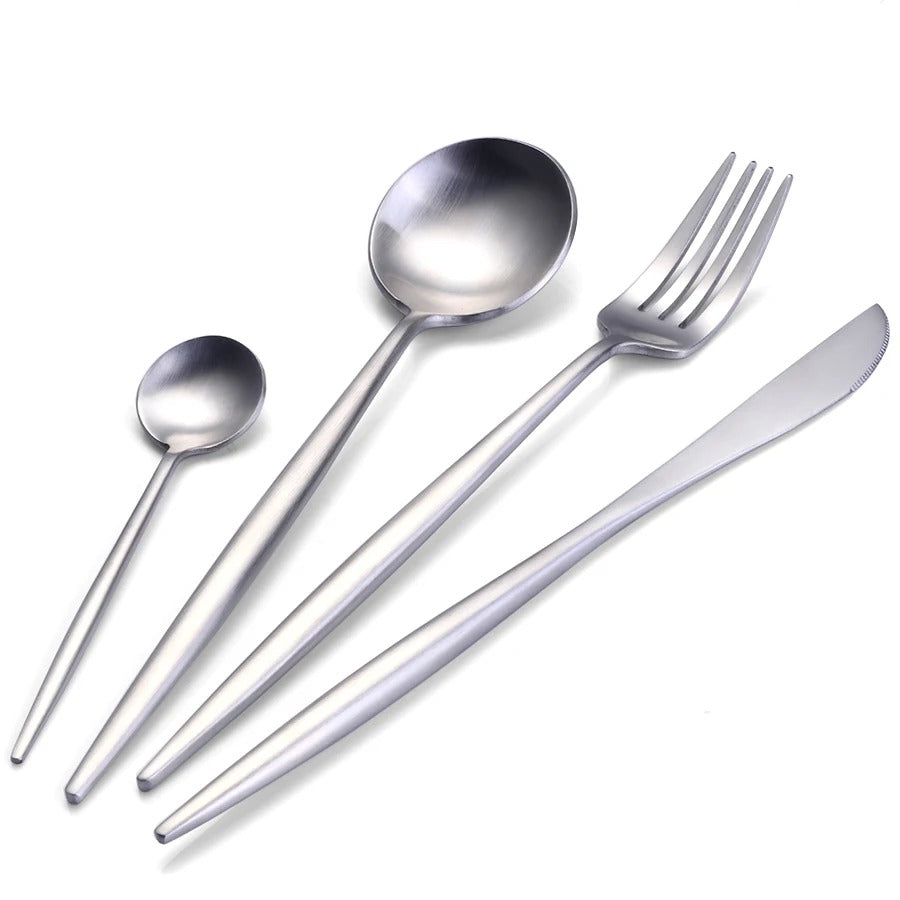 Silver Stainless Steel Cutlery Set