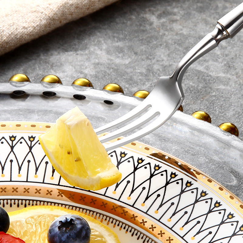 SerenaGlow – Luxury Cutlery Set in Stainless Steel Design