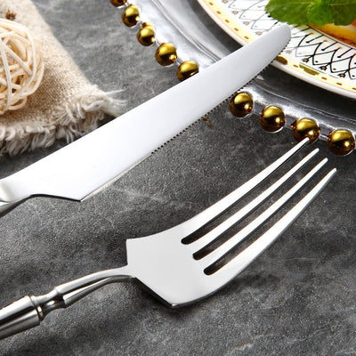 SerenaGlow – Luxury Cutlery Set in Stainless Steel Design