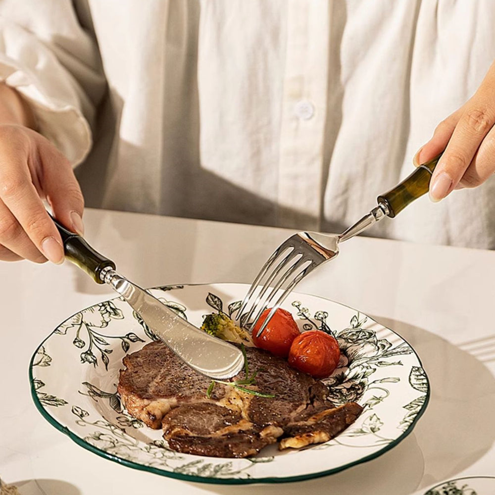 Zen Green Bamboo Cutlery Set