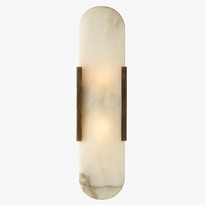 Modern Marble Bedside Sconce Light - Elegant Wall Fixture