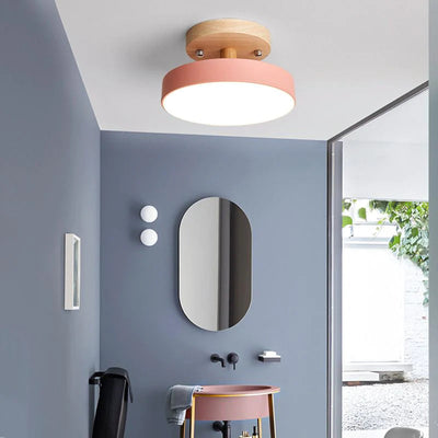 Simple Semi-flush LED Ceiling Light