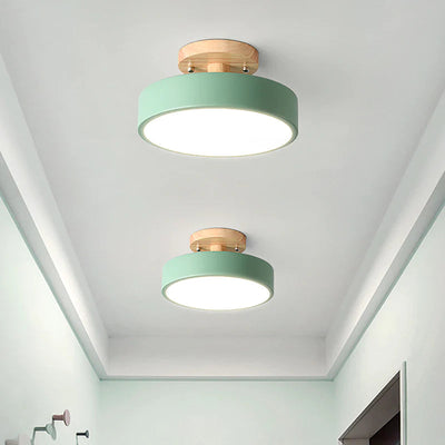 Simple Semi-flush LED Ceiling Light