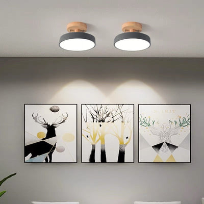 Simple Semi-flush LED Ceiling Light