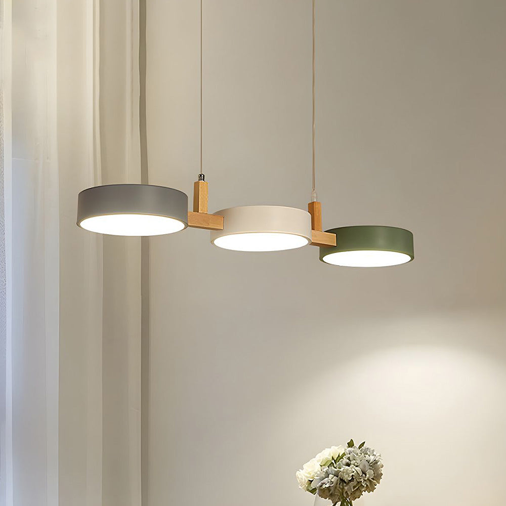 Nordic Multi-Light Cylinder Pendant Light