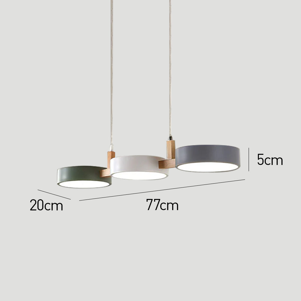 Nordic Multi-Light Cylinder Pendant Light