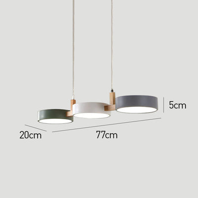 Nordic Multi-Light Cylinder Pendant Light