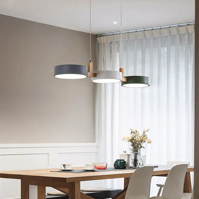 Nordic Multi-Light Cylinder Pendant Light