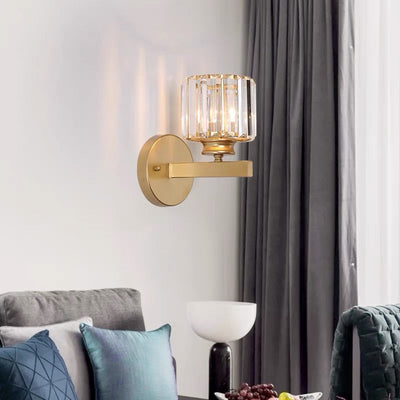 Crystal Wall Light - Round or Square