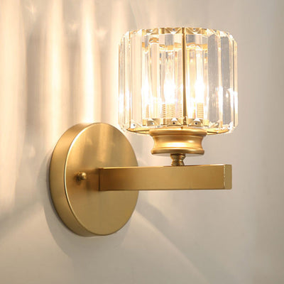 Crystal Wall Light - Round or Square