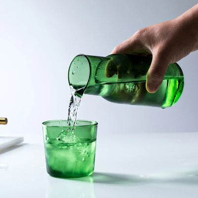 Glass Carafe & Tumbler Set – 500ml Borosilicate Water Set