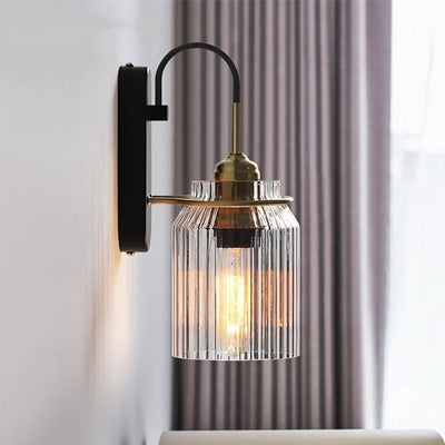 Industrial Glass Funnel Wall Lamp