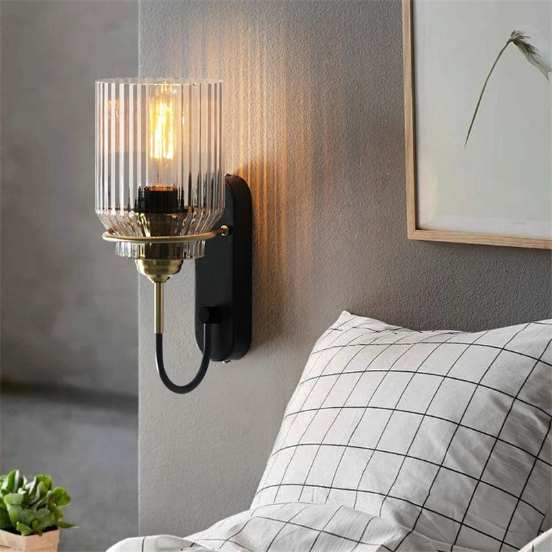 Industrial Glass Funnel Wall Lamp