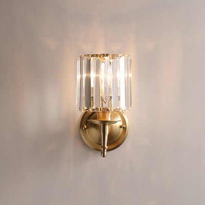 Clear Crystal Wall Light