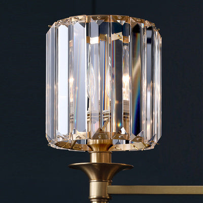 Clear Crystal Wall Light