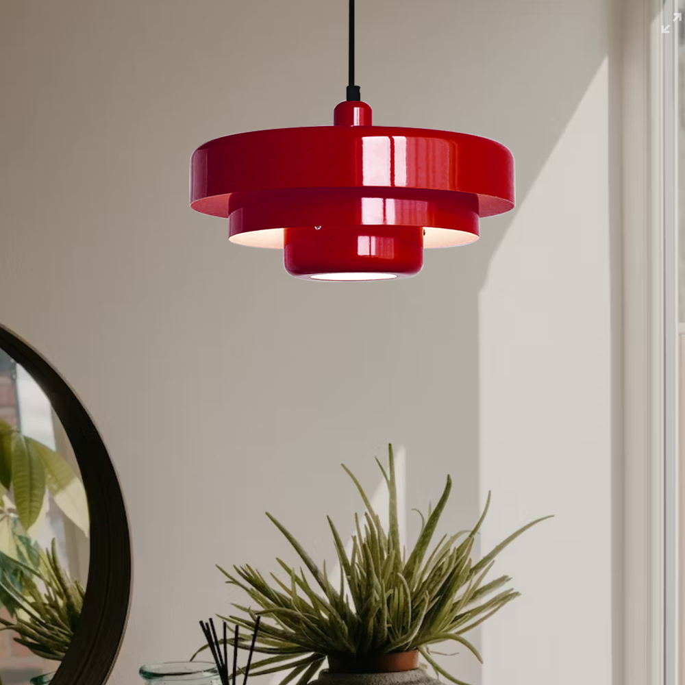 Single Head Bauhaus Iron Pendant Lamp