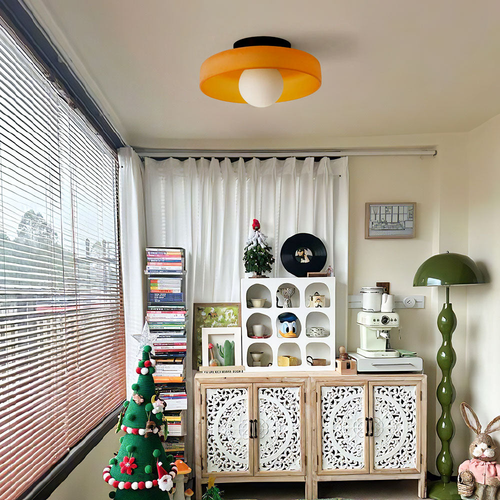 Modern Round Flush Mount Ceiling Light