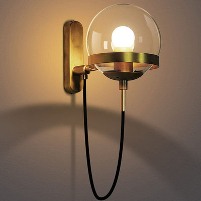 Unique Glass Ball Wall Lamp