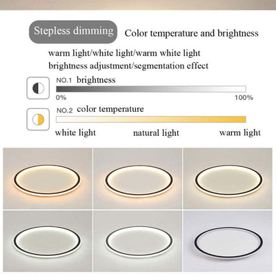 Nordic Style Disc LED Ceiling Lighting