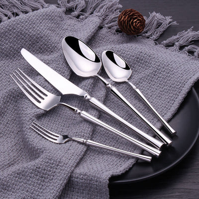 SerenaGlow – Luxury Cutlery Set in Stainless Steel Design