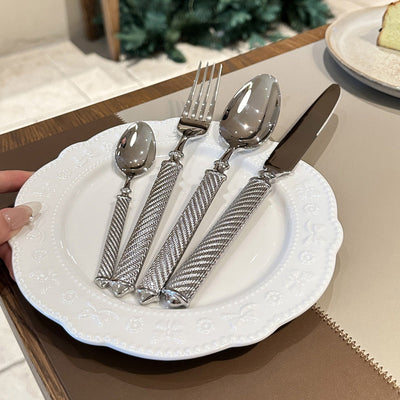Realm Silver Luxury Elegant Cutlery Set