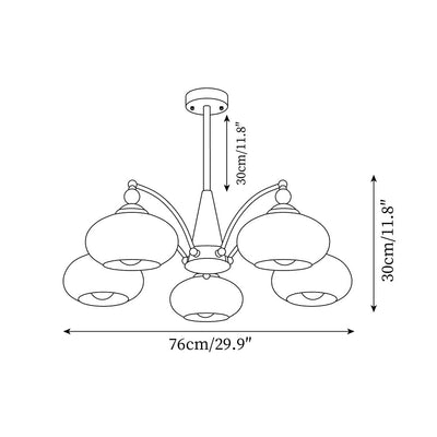 Retro Melodica Chandelier – Victorian Elegance with Modern Craftsmanship