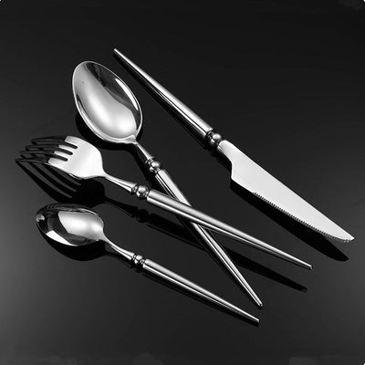Vivian Silver Cutlery Set – Elegant Design