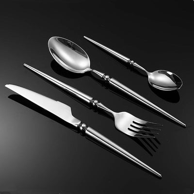 Vivian Silver Cutlery Set – Elegant Design
