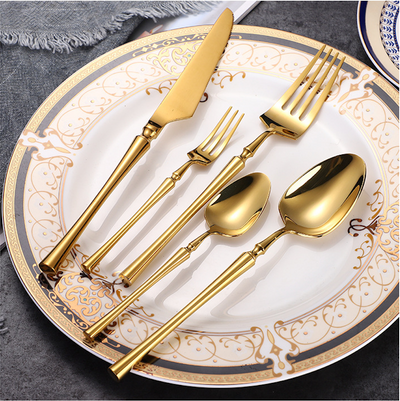 Serena Shine Gold Elegant Cutlery Set