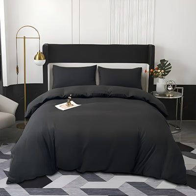 3-Piece Brushed Duvet Cover Set