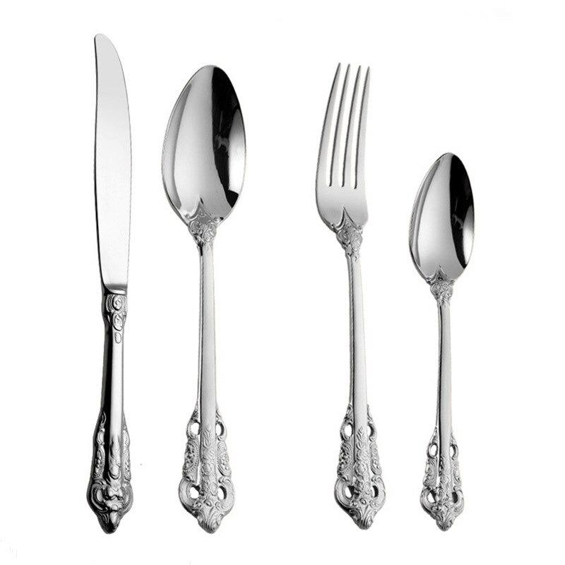 Ducal Gold Stainless Steel Cutlery Set – Elegant Silhouette Design
