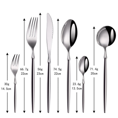 Sara Silver Luxury Cutlery Set