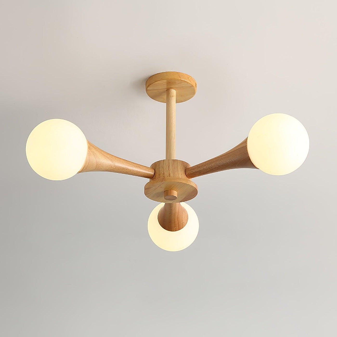 Elegant Wooden Ceiling Light – Warm, Modern and Energy-Efficient