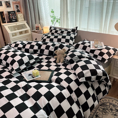 Abstract Chequerboard Single Bedding Set