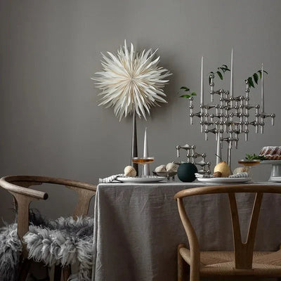 Abstract Style Molecular Structure Candle Holder - Metal Design