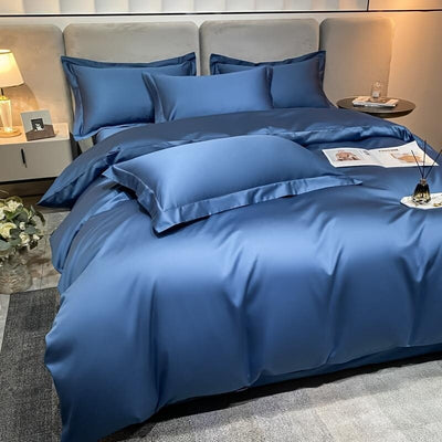 Blue Super Hero 1000 TC Duvet Cover Set – Egyptian Cotton with Luxurious Sateen Finish