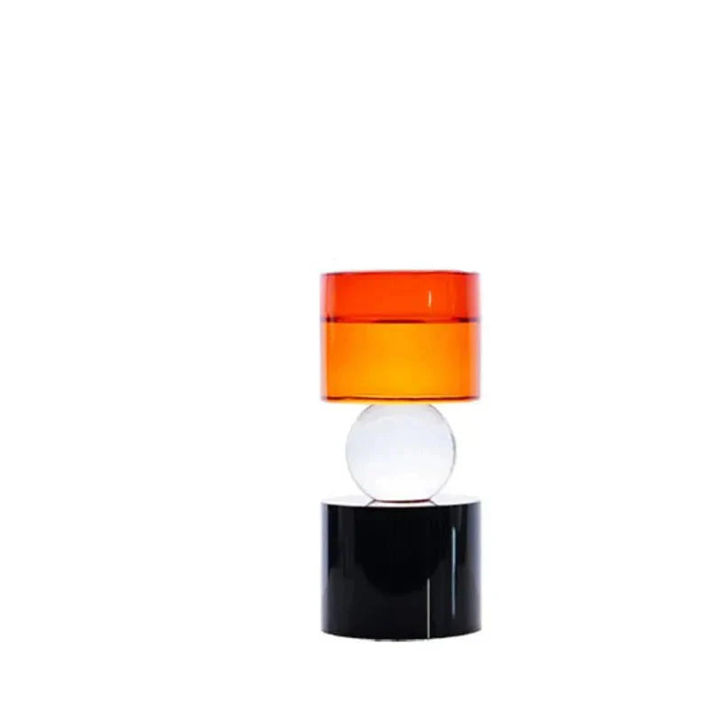 Colourful Geometric Crystal Candle Holder for Modern Decor