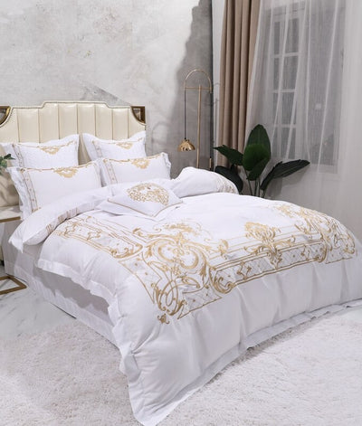Regal Crest Duvet Cover Set (Egyptian Cotton, 1000 TC)
