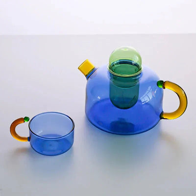GlowHarmony Luxury Translucent Kettle and Mug Set