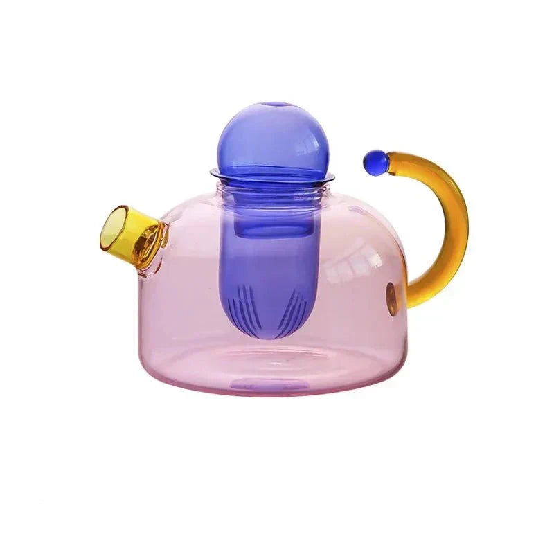 GlowHarmony Luxury Translucent Kettle and Mug Set