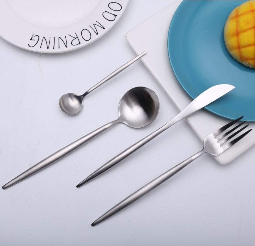 Silver Stainless Steel Cutlery Set