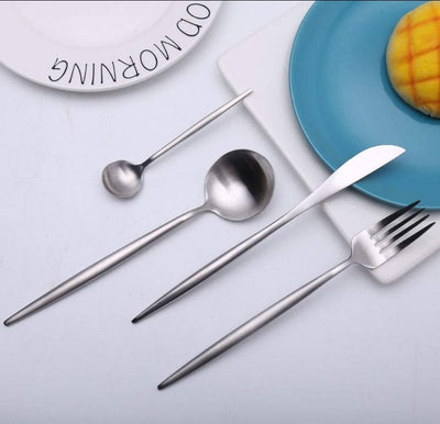 Silver Stainless Steel Cutlery Set